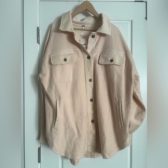 Free People Ruby Jacket Shacket Movement Beach One Pilcro XL NWT Pilcro Hailee - Picture 2 of 7